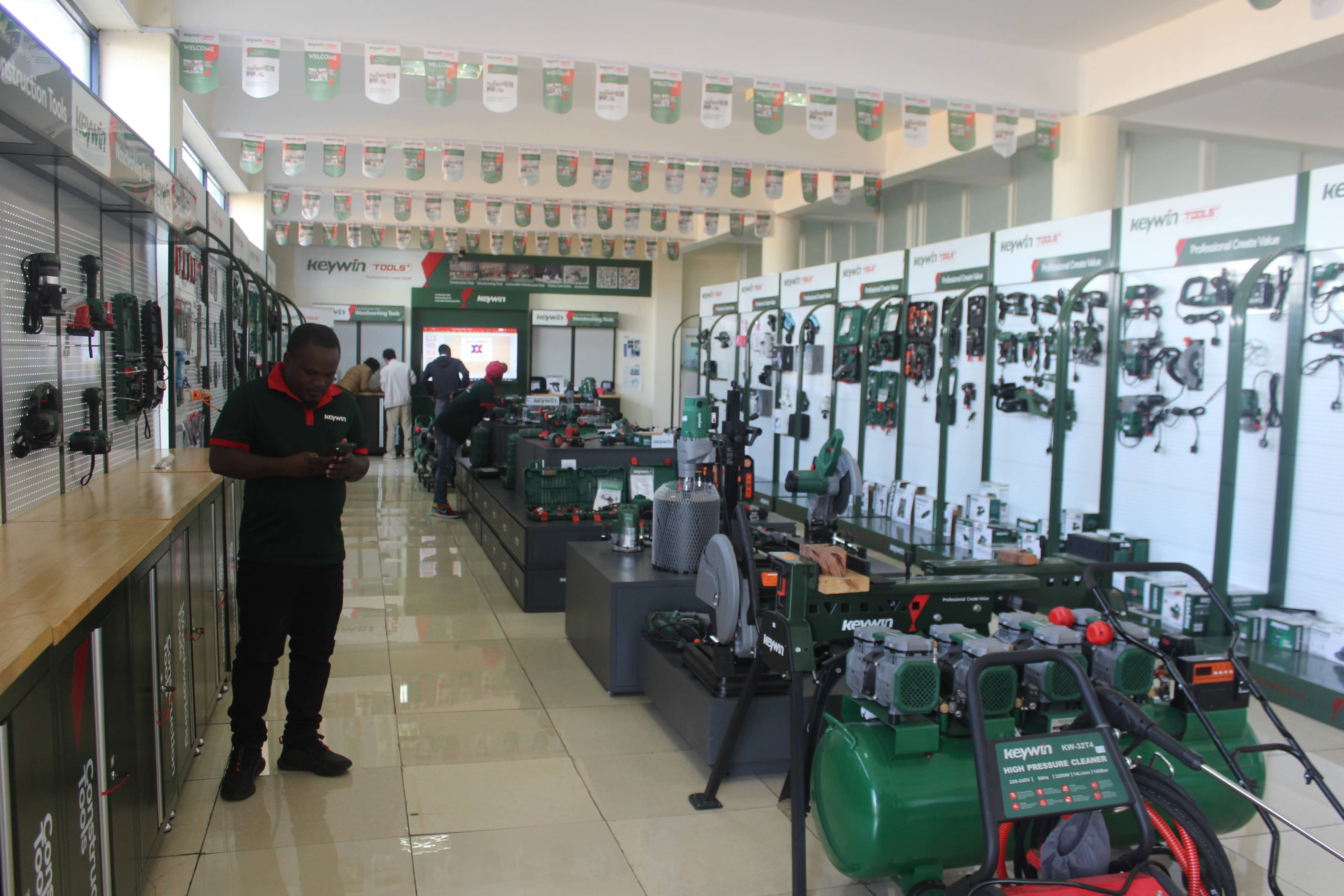 China tools displayed in Kenyan market